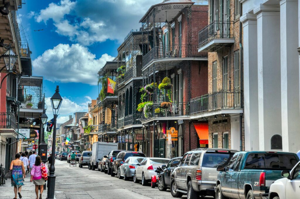 A street in New Orleans, Lousiana