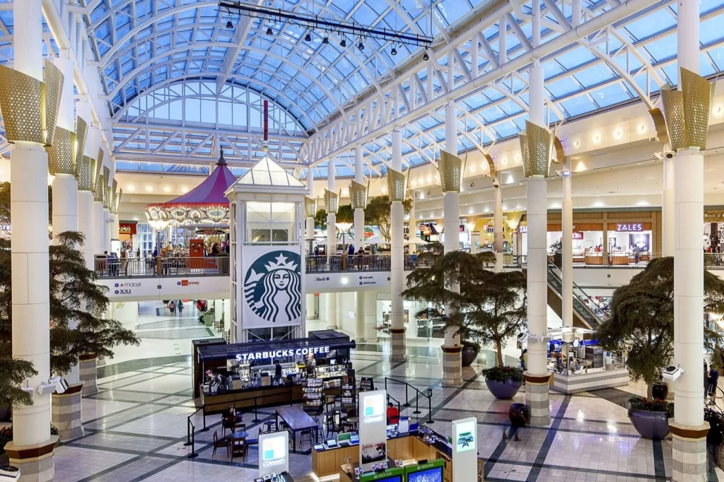 Inside of the Mall of Lousiana Baton Rouge