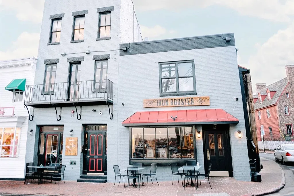 Front of the Iron Rooster in Annapolis, Maryland, USA